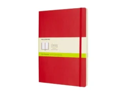 Moleskine Classic Notebook Soft XL – Blank Scarlet Red