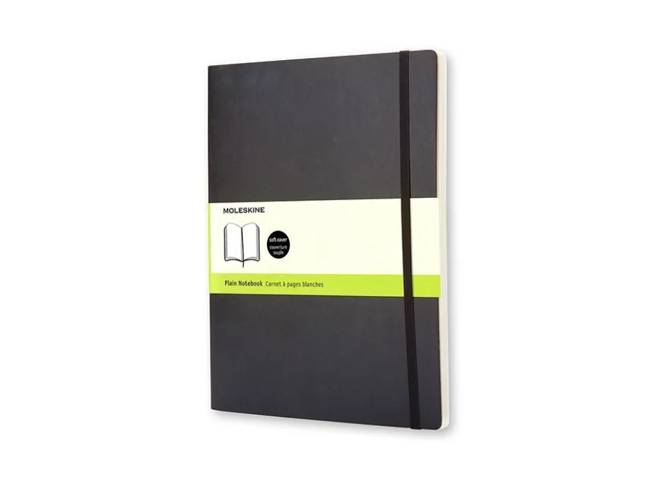 Moleskine Classic Notebook Soft XL – Blank Black