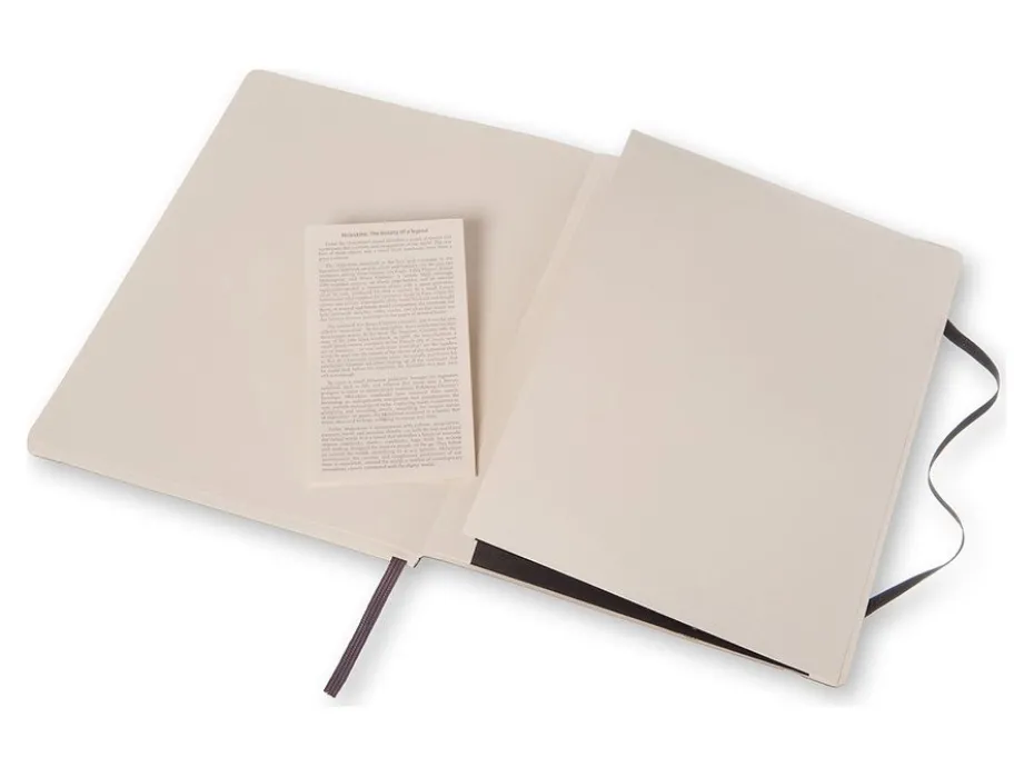 Moleskine Classic Notebook Soft XL – Prikker Black