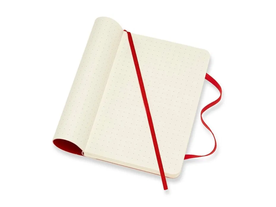 Moleskine Classic Notebook Soft P – Prikker Scarlet Red