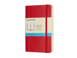 Moleskine Classic Notebook Soft P – Prikker Scarlet Red