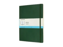 Moleskine Classic Notebook Soft XL – Prikker Myrtle Green