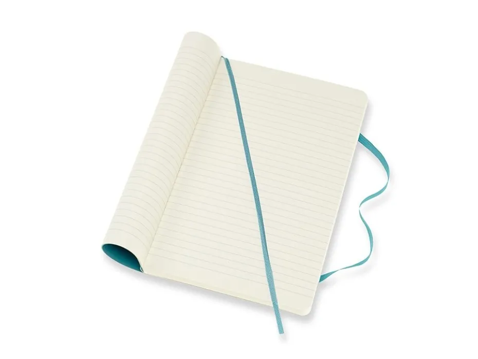 Moleskine Classic Notebook Soft L – Linjert Reef Blue