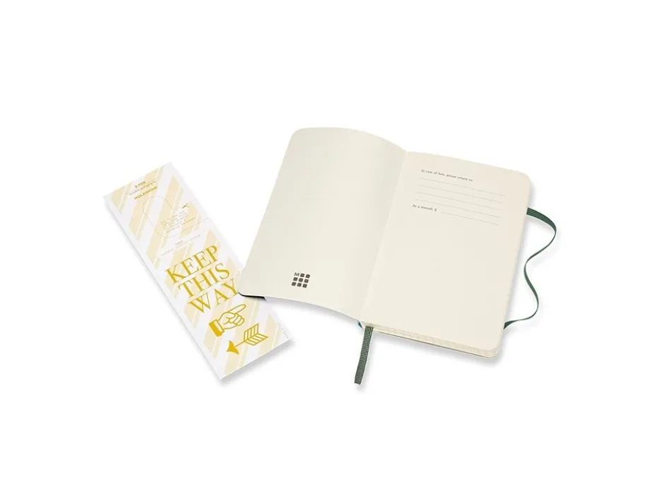 Moleskine Classic Notebook Soft P – Ruter Myrtle Green