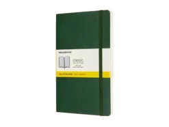 Moleskine Classic Notebook Soft L – Ruter Myrtle Green