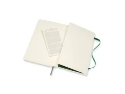 Moleskine Classic Notebook Soft L – Ruter Myrtle Green