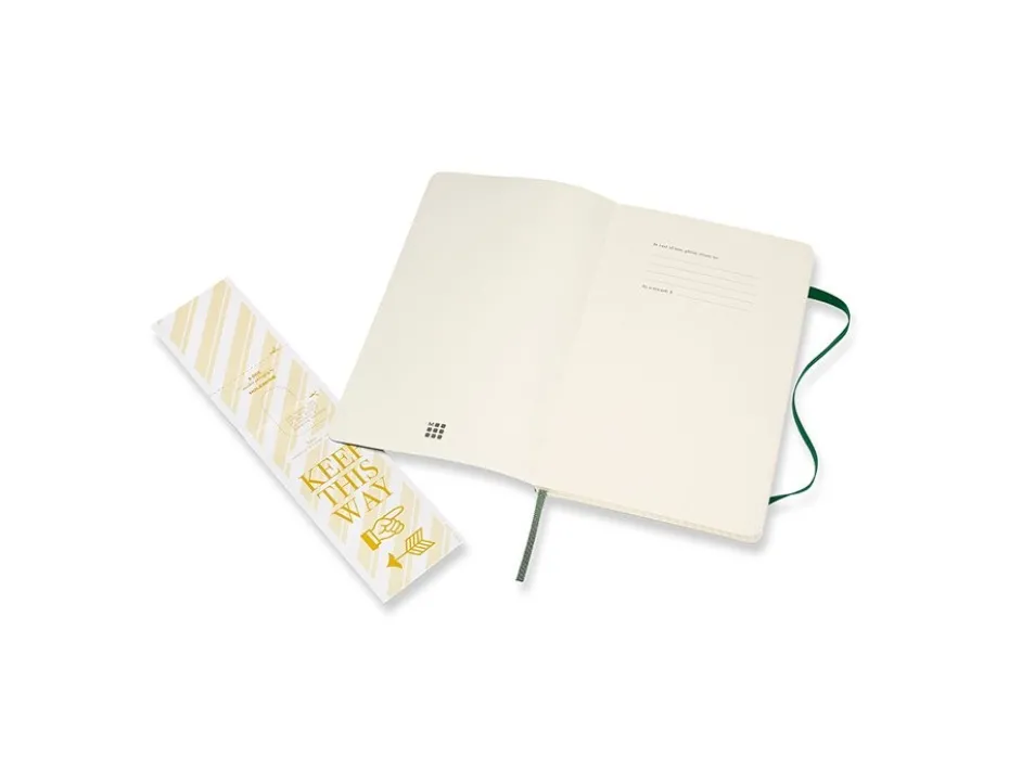 Moleskine Classic Notebook Soft L – Ruter Myrtle Green