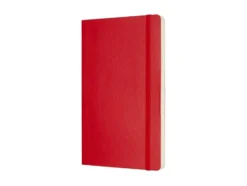 Moleskine Classic Notebook Soft L – Ruter Scarlet Red