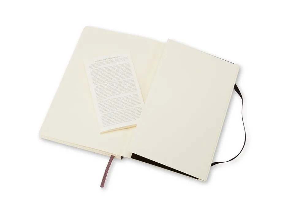 Moleskine Classic Notebook Soft L – Ruter Black