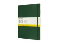 Moleskine Classic Notebook Soft XL – Ruter Myrtle Green