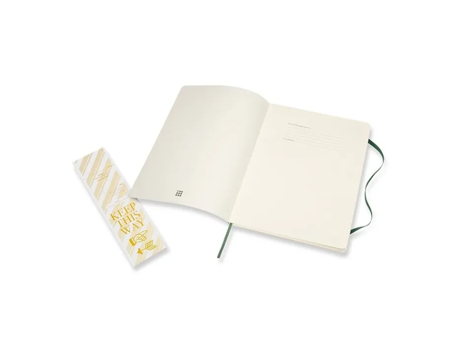 Moleskine Classic Notebook Soft XL – Ruter Myrtle Green