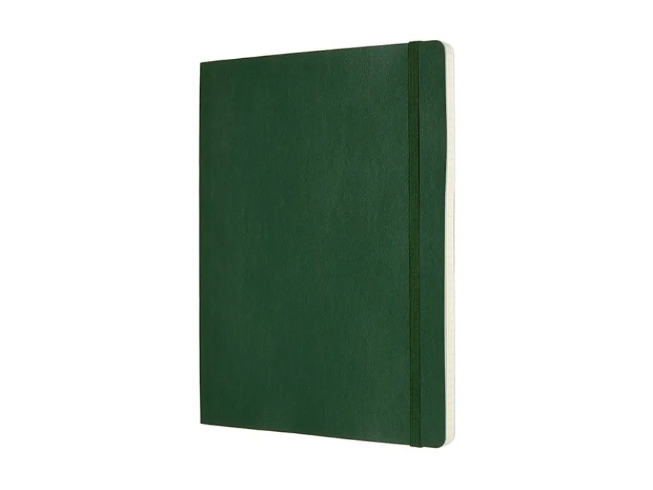 Moleskine Classic Notebook Soft XL – Ruter Myrtle Green