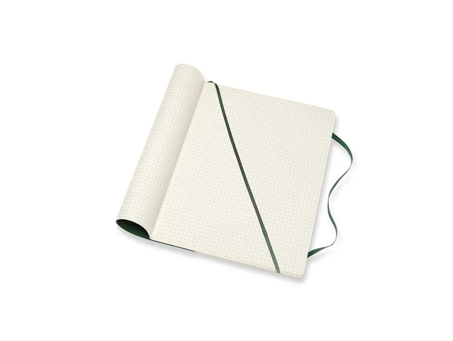 Moleskine Classic Notebook Soft XL – Ruter Myrtle Green