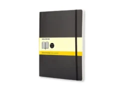 Moleskine Classic Notebook Soft XL – Ruter Black
