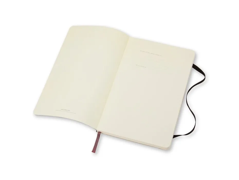 Moleskine Classic Notebook Soft L – Linjert Black