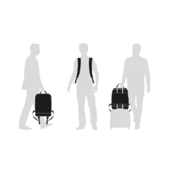 Moleskine Metro Slim Backpack – Black – 11 lt