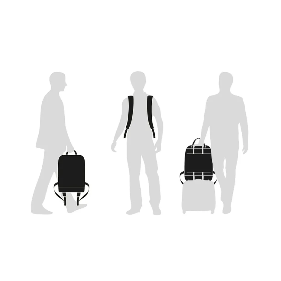 Moleskine Metro Slim Backpack – Black – 11 lt