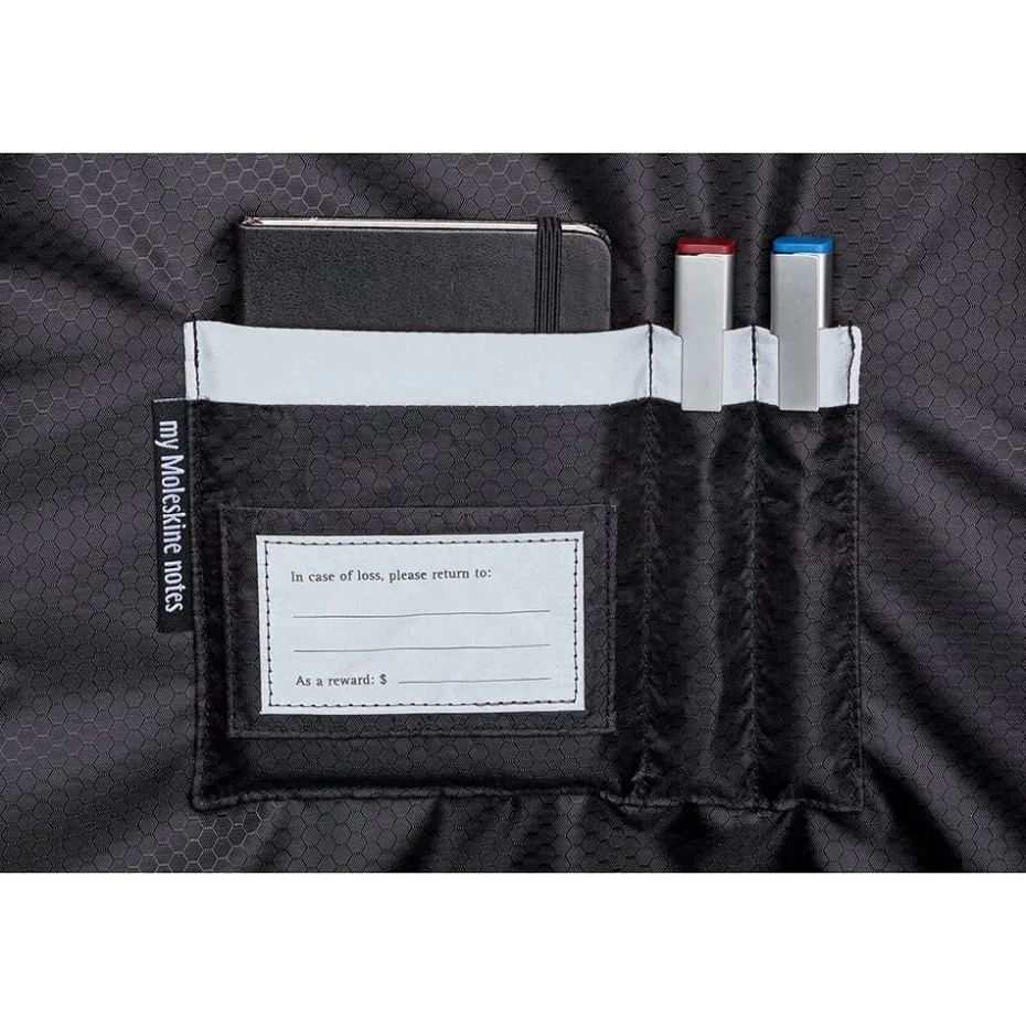 Moleskine Metro Slim Backpack – Black – 11 lt