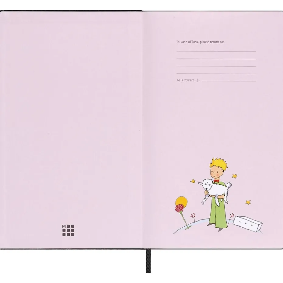 Moleskine Notatbok LE Petit Prince Hard Linjert L Black