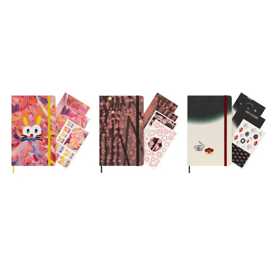 Moleskine Notebook Bundle Sett – Hard L – Linjert 3 stk.