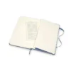 Moleskine Notebook Leather Hard L – Linjert Blue