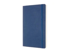 Moleskine Notebook Leather Soft L – Linjert Blue