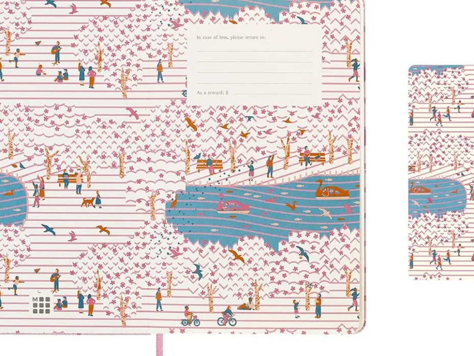 Moleskine Notebook LE Hard Linjert L – Sakura