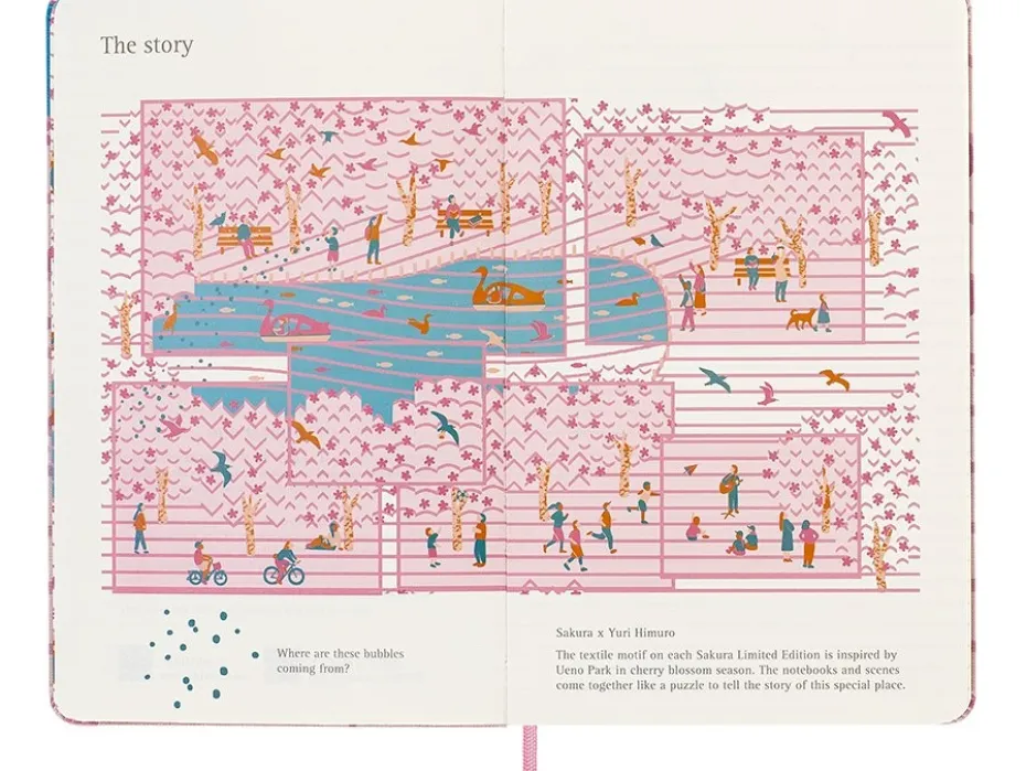 Moleskine Notebook LE Hard Linjert L – Sakura