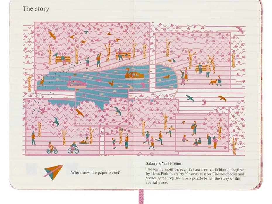 Moleskine Notebook LE Hard Linjert P – Sakura