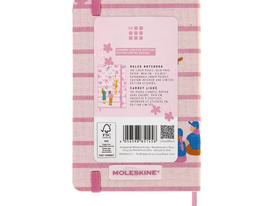Moleskine Notebook LE Hard Linjert P – Sakura
