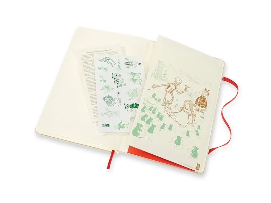 Moleskine Notebook LE Hard L – Linjert Wizard Of Oz Poppy