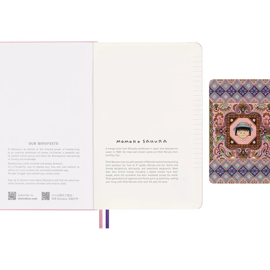 Moleskine Notebook LE Hard L – Linjert Sakura Maruko