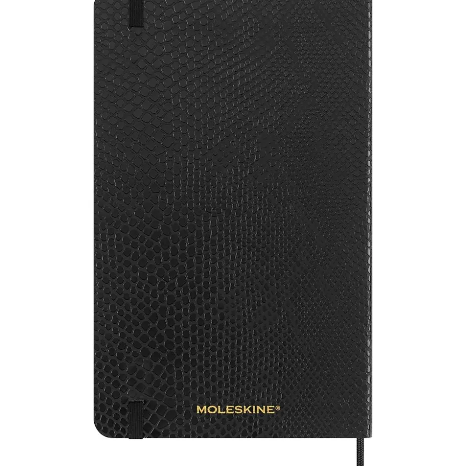 Moleskine Notebook Vegea Boa Soft Linjert L Black