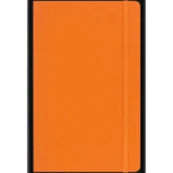 Moleskine Notebook Vegea Capri Soft Linjert L Orange