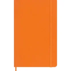 Moleskine Notebook Vegea Capri Soft Linjert L Orange