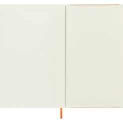 Moleskine Notebook Vegea Capri Soft Linjert L Orange