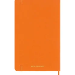 Moleskine Notebook Vegea Capri Soft Linjert L Orange