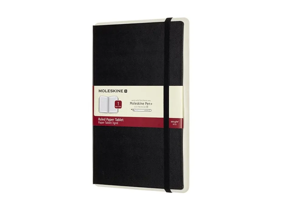 Moleskine Paper Tablet L01 – Linjert Black