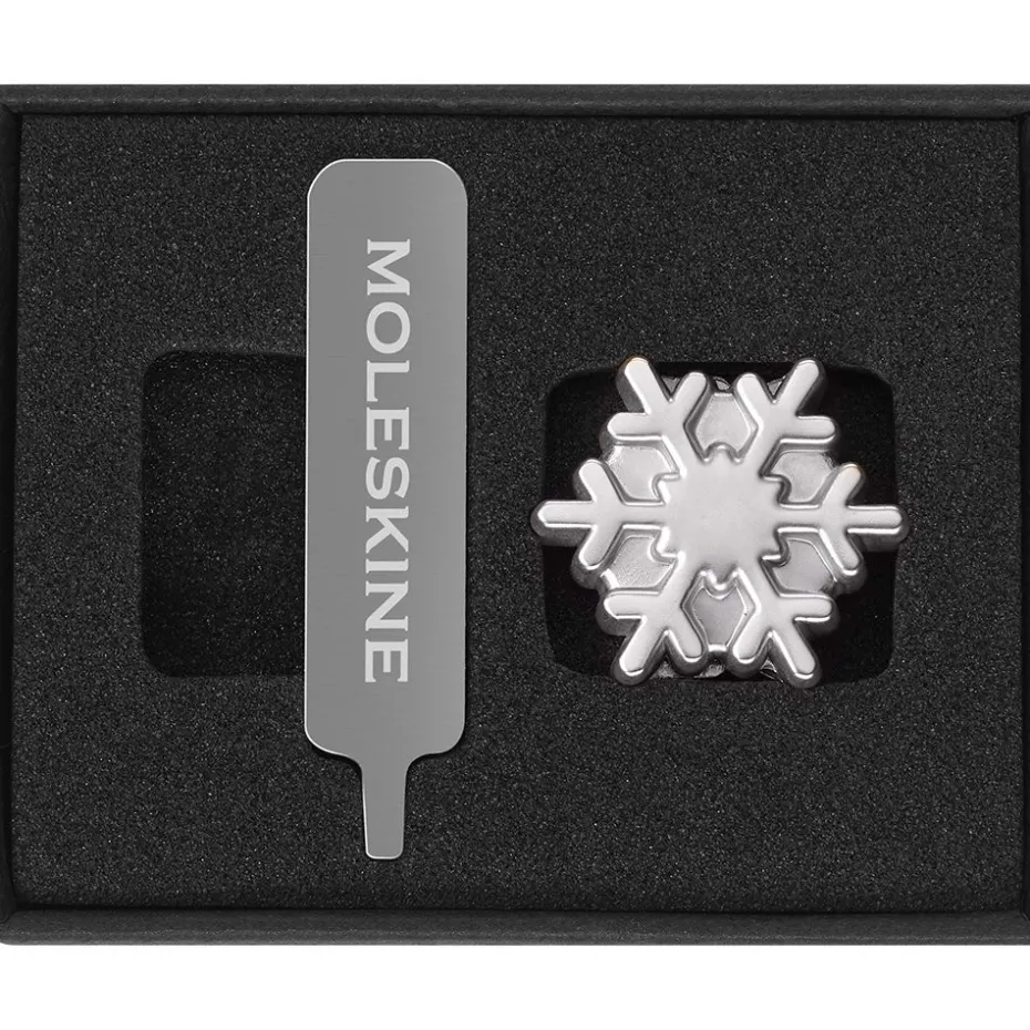 Moleskine Pins Silver – Snøflak