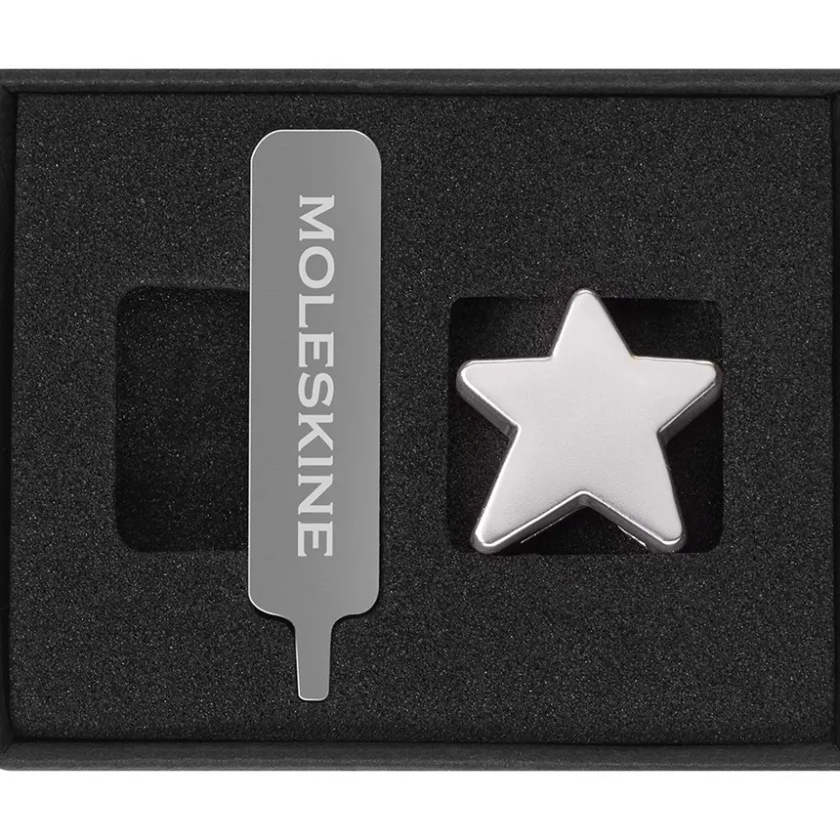 Moleskine Pins Silver – Stjerne