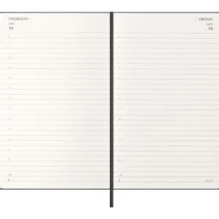 Moleskine Planner 2026 12m Hard L Dag – Black