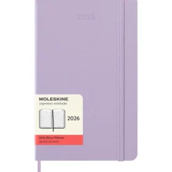 Moleskine Planner 2026 12m Hard L Dag – Pastel Lilac