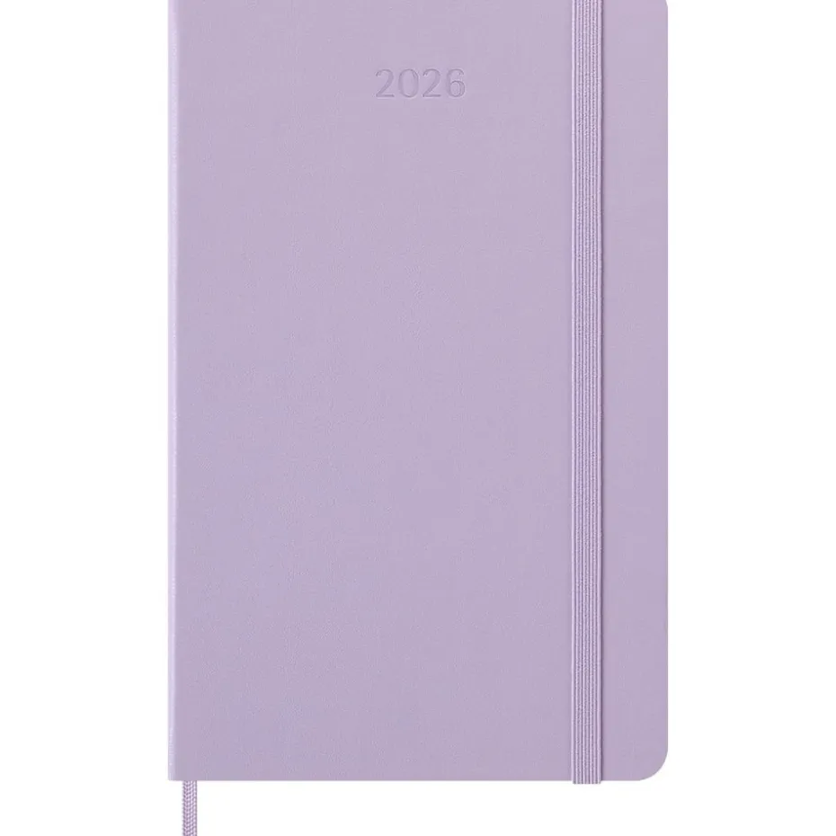 Moleskine Planner 2026 12m Hard L Dag – Pastel Lilac