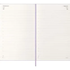 Moleskine Planner 2026 12m Hard L Dag – Pastel Lilac