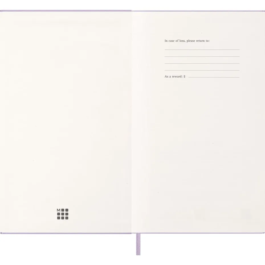 Moleskine Planner 2026 12m Hard L Dag – Pastel Lilac