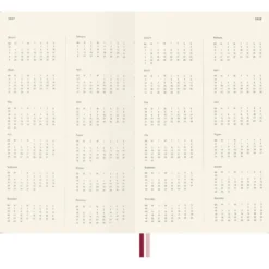 Moleskine Planner 2026/27 18m Hard L Uke Notat – Sakura