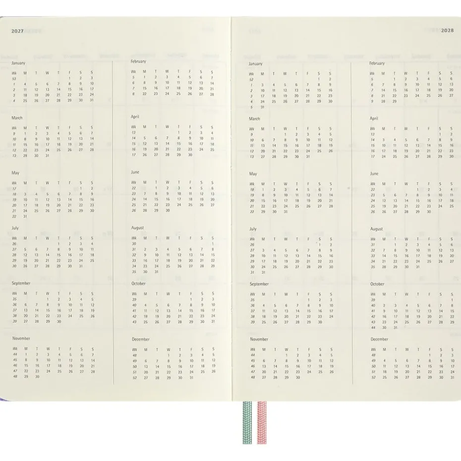 Moleskine Planner 2026/27 18m Hard L Uke Notat – Alice Wond.