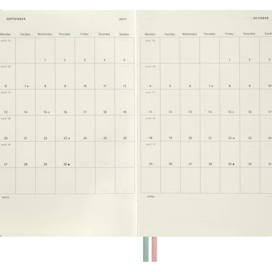 Moleskine Planner 2026/27 18m Hard L Uke Notat – Alice Wond.