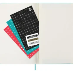 Moleskine Planner 2025/26 18m Hard L Uke Notat – Aqua