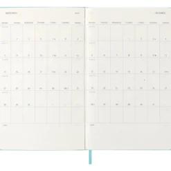 Moleskine Planner 2025/26 18m Hard L Uke Notat – Aqua